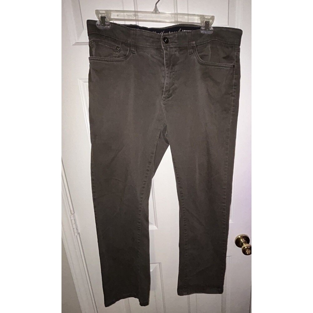Weatherproof Vintage Men's Regular Fit Khaki Nylon Spandex Pants Size 36x30